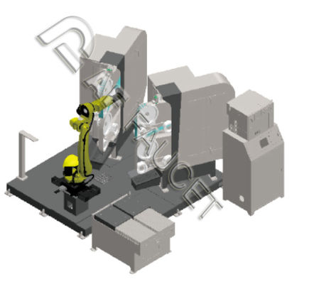 RTAF-AG0204M- Máquina de molienda robótica para artículos sanitarios de tamaño mediano