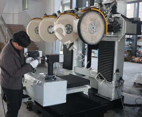 RTAF-AP04AZ- Máquina de pulido de metal CNC, máquina de pulido de mezclador de paredes del baño Zamak, máquina de pulido robótico