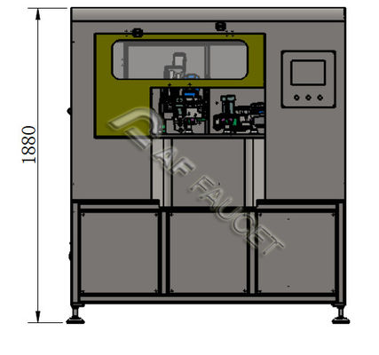 RTAF-RB0408-4-Spindles 8 estaciones máquina de cepillado para piezas pequeñas máquina de dibujo de alambre CNC