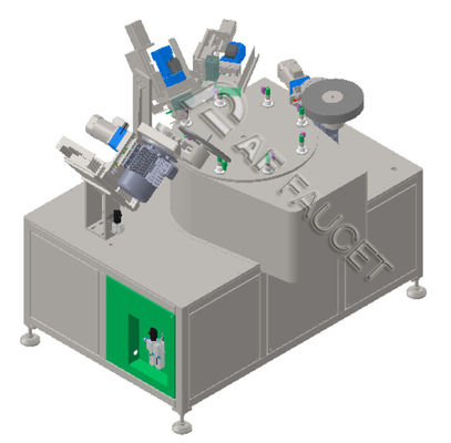 RTAF-RB0408-4-Spindles 8 estaciones máquina de cepillado para piezas pequeñas máquina de dibujo de alambre CNC
