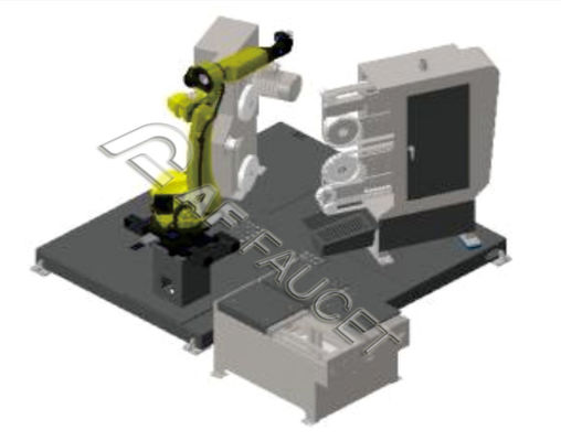 Máquina de cepillado automática de rectificador robótico de 70 dB Equipo híbrido de rectificación y cepillado