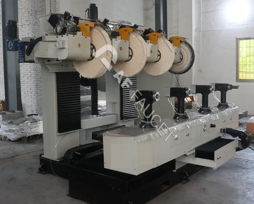 Máquina de pulido automático para manija de puerta, cerraduras y perillas Sistema de pulido automático para aleación de zinc, metales de latón
